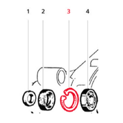 Circlip cuscinetto albero motore LML, Star 200 4T