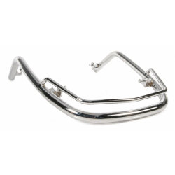 Paraurti anteriore Travel...ler CUPPINI per Vespa PX80-200/PE /Lusso/T5 Classic cromato, doppio tubo