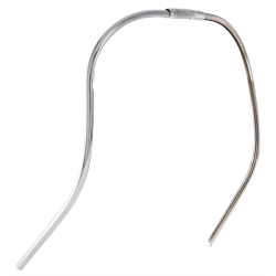 Paragambe PASCOLI per Vespa 160 GS cromato, acciaio inox lucido, 2 pezzi, grado A - restauro originale
