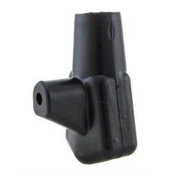 Piedino ARIETE per Lambretta 125 LI/Special/GP/DL /150 LI/Special/SX/GP/175 TV /200 TV/SX/GP/DL, Ã˜ 16 mm, gomma, nero, qualitÃ  prem.. ..ium, Grado A - per una riparazione fedele all'originale
