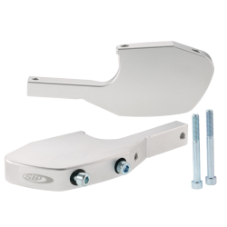 Adattatore pedana SIP passeggero, per Vespa GTS/GTS Super/GTV/GT 60/GT/GT L 125-300ccm alluminio CNC, argento opaco, come accessorio estremamente accattivante
