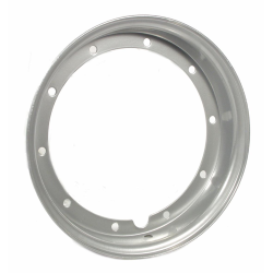 Cerchio largo mezzo SIP per Vespa 50-125/PV/ET3/PK/S/XL/XL2/125 GT-TS/150 GL/GS VS5T/Sprint /V/T4/Rally/PX/PE/Lusso/T5 /LML Star/DLX/Deluxe 2T/4T, 2.10-10", aperto, anteriore e posteriore, argento