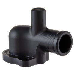 Coperchio termostato acqua, SIP PERFORMANCE per Vespa GTS/GTS Super/GTV/GT 60 250-300ccm 4T LC anche per PIAGGIO Quasar 250 -300ccm 4T LC, alluminio CNC, anodizzato nero