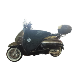 Coprigambe antivento/antipioggia TUCANO URBANO, per PEUGEOT Django 125 /150 nero