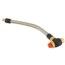 Adattatore BIKERS DREAM pompa aria, acciaio intrecciato, l 210 mm