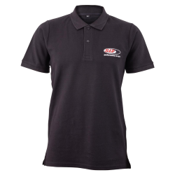 Polo SIP Performance & Style, nera, uomo, taglia XL, 100% cotone