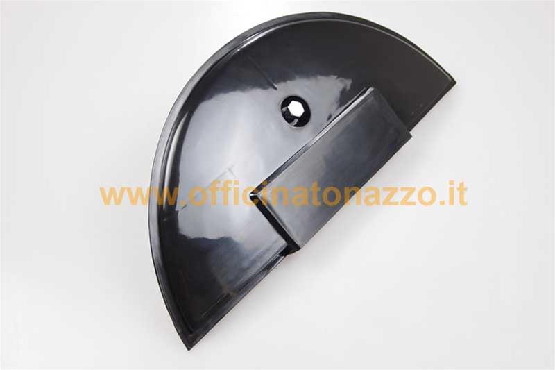 Reserveradabdeckung aus glänzend schwarzem Kunststoff für Vespa PX 80/125/150/200 - PE-Lusso - T5