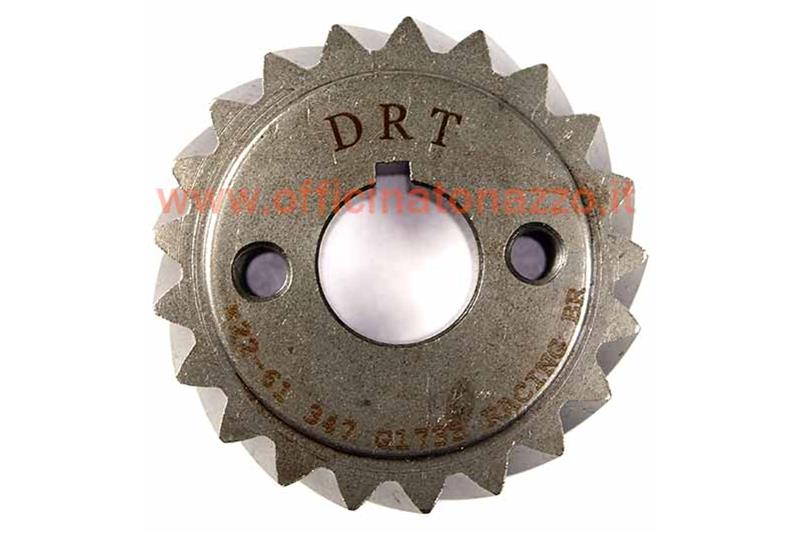 Pignone DRT Z 21 ingrana su primaria Z 61 (Ratio 2,90) elecoidale per Vespa 50 - Primavera - ET3
