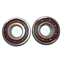 Pinasco ball bearing kit clutch side and flywheel side (2 pcs) for Vespa 50 - Primavera - ET3