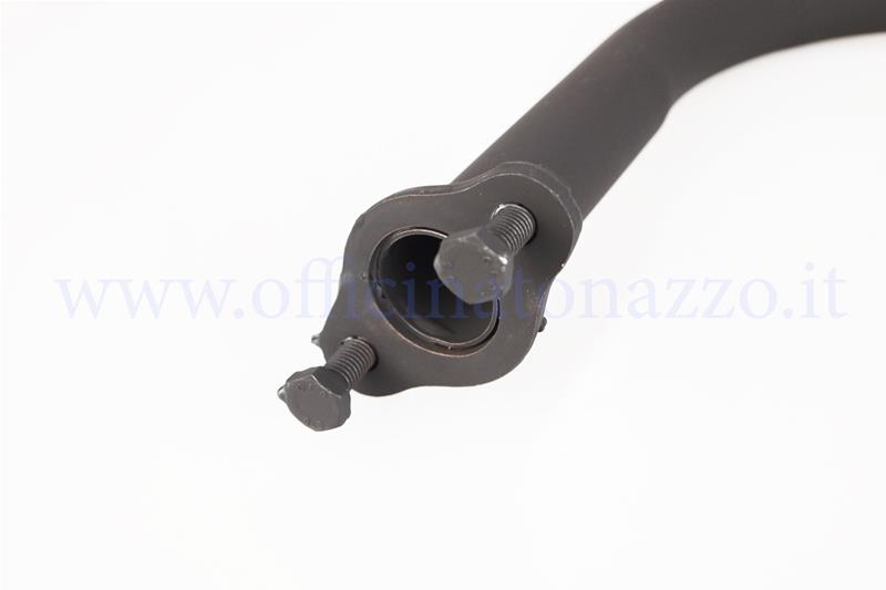 Manifold for muffler torpedo Site black original type Vespa ET3 - Primavera