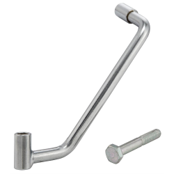 Piastre specchietto per montaggio su vite cannotto dello sterzo sinistro per Vespa 125 VNA/VNB 1-2T
