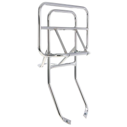 Portapacchi posteriore, CUPPINI per Vespa 125 VNB4-6/GT/GTR/TS /Super/150 VBB2/GL/Sprint/V /160 GS 2Â°/180 SS/ Rally cromo, superficie di carico: 25x38 cm, pieghevole
