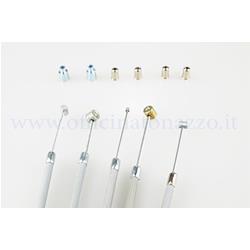 Kit cable/funda universal rayado gris para todos los modelos de Vespa