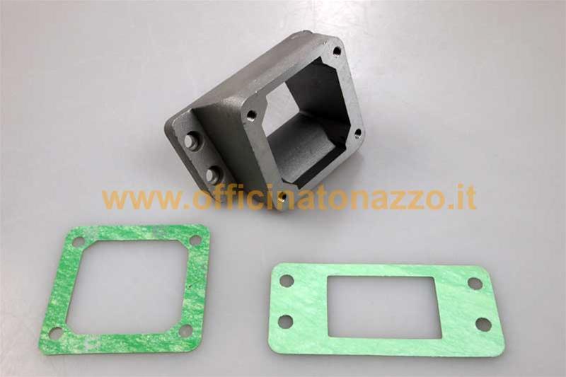 Pinasco reed valve pack support for SLAVE crankcase