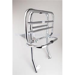 Chromed rear luggage rack for Vespa PX - PE all models