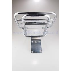 Chromed rear luggage rack for Vespa PX - PE all models