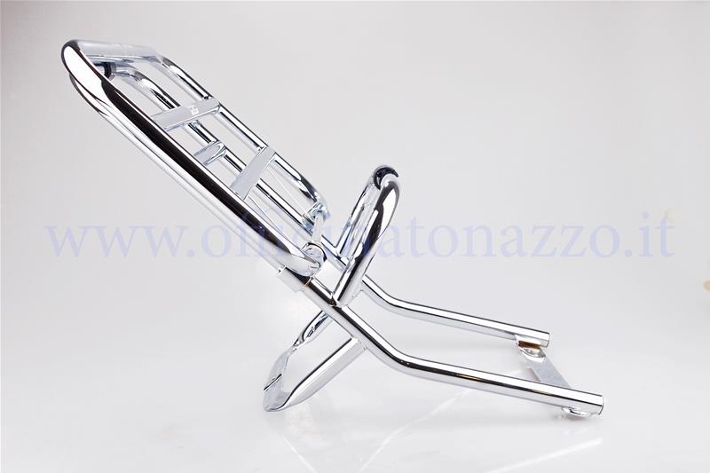 Chromed rear luggage rack for Vespa PX until 1983