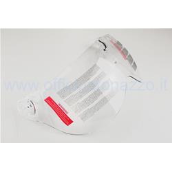 Visiera sagomata trasparente per casco mod. MIAMI - FLORIDA - ITALIA 109I