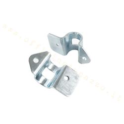 6185 - Coppia staffe supporto cavalletto Ø22mm per Vespa PK 50 - PK 125