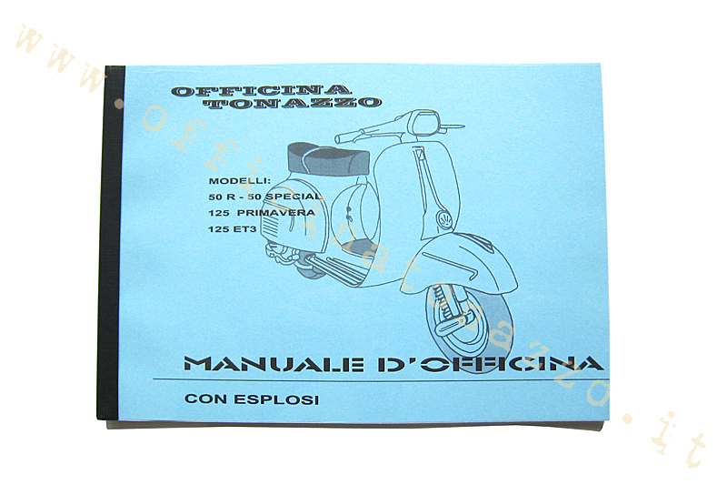 Workshop manual for Vespa 50R, 50 Special, 125 Primavera, 125 ET3