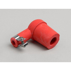 Spark plug terminal cap -GUMMI- red