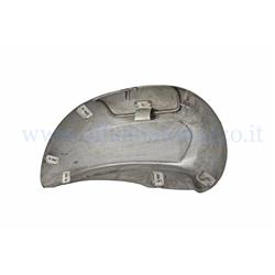 Left hood with storage for Vespa 125 VNA / VNB / 150 VBA / VBB / VGLA / B, oiled metal, premium quality.