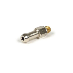 Racor de vacío -UNIVERSAL- M6 (abertura de llave=8, con junta tórica, Ø interior = 3,5mm, Ø exterior =6,1mm, longitud = 30mm)