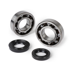 Kit cuscinetti e paraoli per albero motore -NARAKU (SKF 6205/C4)- Minarelli 100 cc