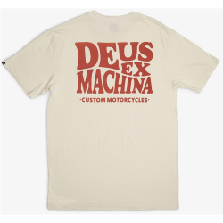 Maglietta DEUS bianca. uomo. taglia XXL.  100% cotone biologico