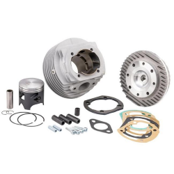 Cilindro VMC ET6-60 in alluminio,144cc, Ø 60mm, corsa 51mm per Vespa Primavera - ET3 - PK candela laterale