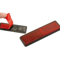 Catarifrangente con pellicola autoadesiva, compatibile 100 x 13 mm per Vespa , moto, quad, scooter, ciclomotore