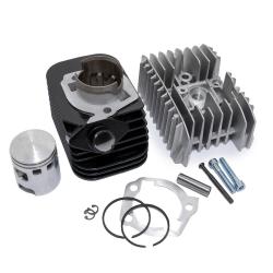 Cilindro Pinasco in alluminio EVOTEN ALLUMINIO NERO 5 PRIGIONIERI 75cc spinotto 10mm per ciclomotore CIAO BRAVO SI