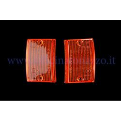 RP 277 (CP.) - Orange front direction indicator light bodies for Vespa PK (excluding XL)