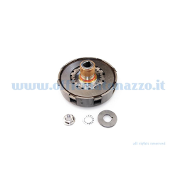 Gruppo frizione completa "DRT" 28 molle ricavata dal pieno per Vespa PX 125/150/200 (versione 7 molle)