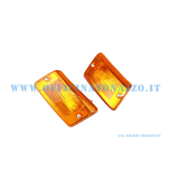 Coppia indicatore di direzione posteriori arancioni  perVespa PK XL- FL2