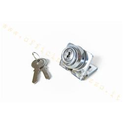 01020456VB1 - Steering lock with long plate and "Nisha" key for Vespa 150 1957/58 - GS 150 1956/61 VS2T> 5T