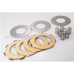 Clutch discs 4 Newfren corks with intermediate discs and springs 7