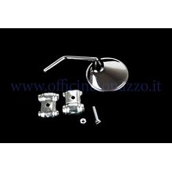 Round rearview mirror right or left chrome for Vespa shield