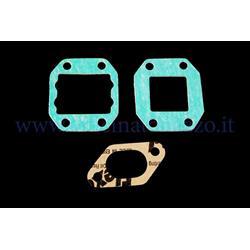 Polini reed valve manifold gaskets series for Vespa 50 - Primavera - ET3