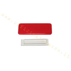 RP012 - Body bright red rear light with plate light glass for Vespa 1951> 53