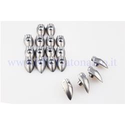 610190M - Kit embouts pour lisses de marchepieds pour Vespa de 1946 à 1952-98-125 - V1> V33 (18 Pz)