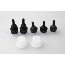 Kit tamponi sportello e boccole supporto sportello grande per Vespa 50 N - L - R - Special - Primavera - ET3
