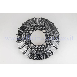 57018.99 - Ventola per volano accensione Parmakit di colore carbon look peso 180 gr