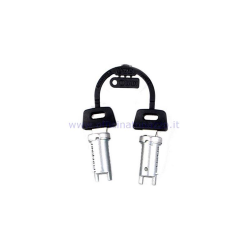 Serratura bloccasterzo - bauletto (pz 2 cilindretti) per Vespa PK - FL - HP
