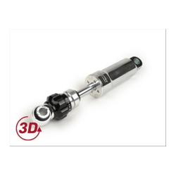 ajustable amortiguador delantero cromado para Vespa VNA BGM - VNB - VBA - VBB - Super - Sprint - Sprint rápido - GL - Rally - GT - GTR - TS