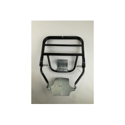 estante negro de vuelta para Vespa PK - ETS (conexión placa)
