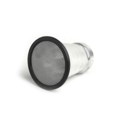 Cornetto d'aspirazione BGM con retina di protezione