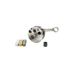 Crankshaft full shoulders, keyed "Racing" for Pinasco 20 cone casing for Vespa small