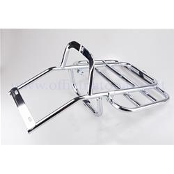 Chromed rear luggage rack for Vespa PX until 1983