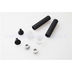 62045 - Kit of rubber parts for hoods with external hooks for Vespa 160GS - 180SS